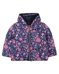 Куртка двусторонняя с цветочным принтом от бренда Trussardi