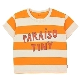 Футболка Paradiso Tiny в полоску от бренда Tinycottons Оранжевый