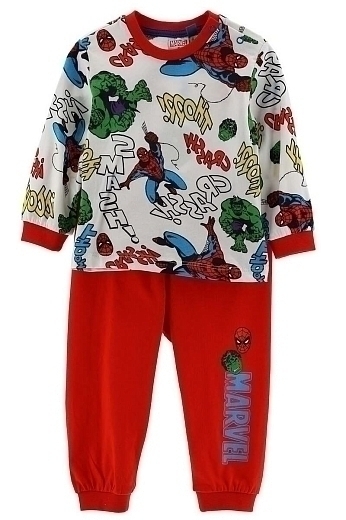 Пижама с героями Marvel с красными брюками от бренда Original Marines
