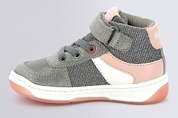 Кеды KICKALIEN GREY PINK SILVER от бренда KicKers