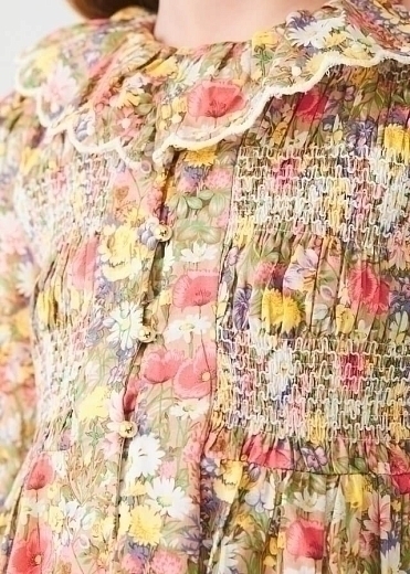 Платье с принтом полевых цветов от бренда Abel and Lula