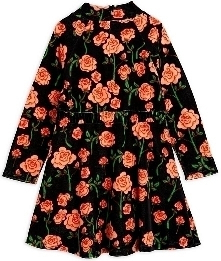 Платье ROSES VELOUR от бренда Mini Rodini
