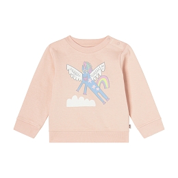 Свитшот розового цвета с единорогом от бренда Stella McCartney kids