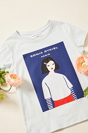 Футболка светло-голубая FESTIVE от бренда SONIA RYKIEL Голубой Синий Разноцветный