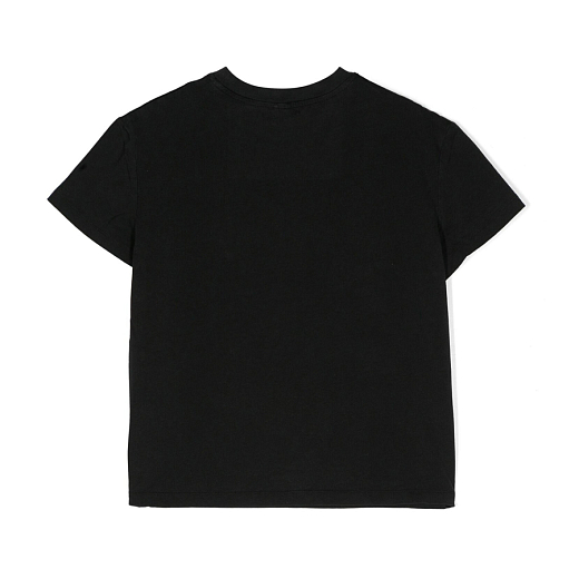 Футболка Black Space Graphic от бренда Stella McCartney kids Черный