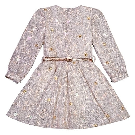 Платье нарядное с золотистым ремешком от бренда Aletta