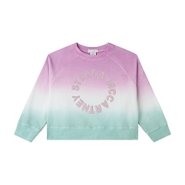 Свитшот Logo Ombre от бренда Stella McCartney kids