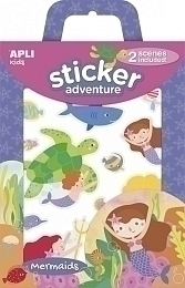Многоразовые наклейки "Русалки" от бренда Apli Kids