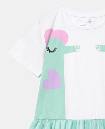 Платье Double Seahorse от бренда Stella McCartney kids