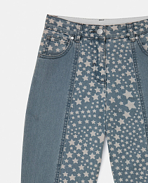 Джинсы Star Pattern Chaps от бренда Stella McCartney kids