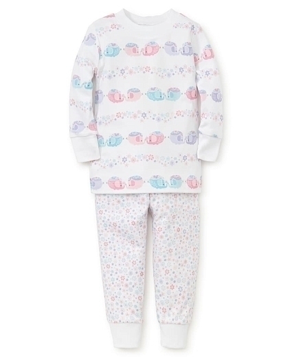Пижама для девочки со слонятами от бренда Kissy Kissy