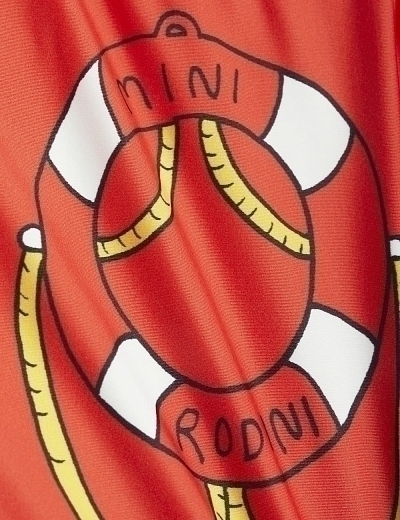 Купальник с изображением спасательного круга от бренда Mini Rodini