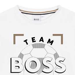 Футболка TEAM BOSS от бренда BOSS Белый