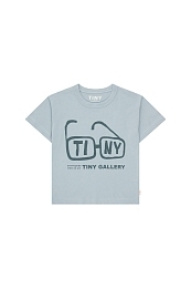 Футболка Tiny glasses от бренда Tinycottons Голубой