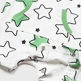Ромперы 2 шт. зеленого цвета со звездами от бренда Mayoral