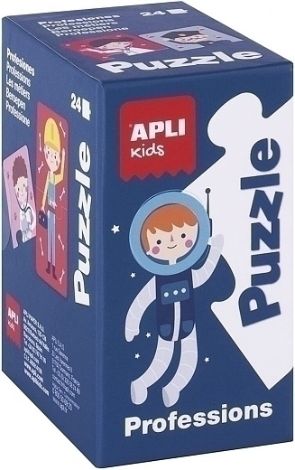Пазлы Domino blue 6 шт (из 24 деталей) от бренда Apli Kids