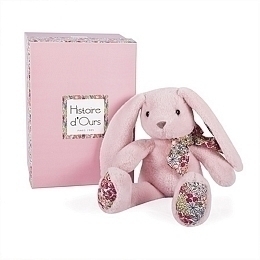 Зайчик в подарочной коробке розовый от бренда Histoire d'Ours