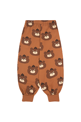 Джоггеры Brown Bears от бренда Tinycottons