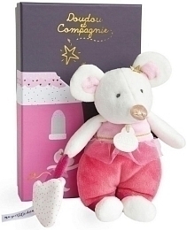 Игрушка Зубная мышка Леони в подарочной коробке от бренда Doudou et Compagnie