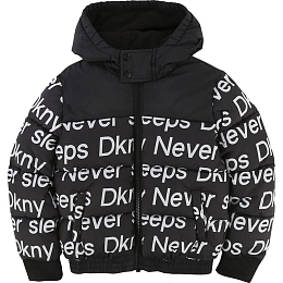 Куртка черная DKNY never sleep от бренда DKNY