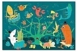 Пазл из картона Морские животные от бренда Kroom