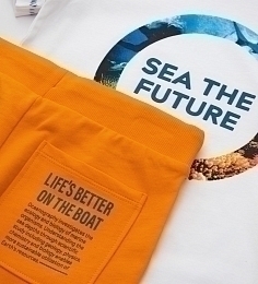 Футболка и шорты Sea The Future от бренда Original Marines