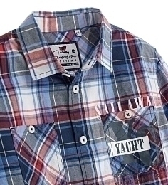 Рубашка клетчатая Yacht от бренда Original Marines