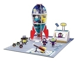 Игрушки из картона Космическая станция. от бренда Kroom