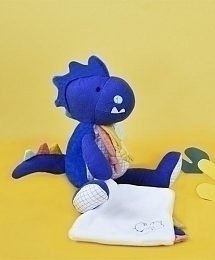 Игрушка Динозавр с комфортером в подарочной коробке от бренда Doudou et Compagnie