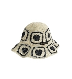 Шляпа плетенная с сердцами от бренда Original Marines