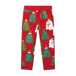 Джоггеры Christmas Trees от бренда Stella McCartney kids