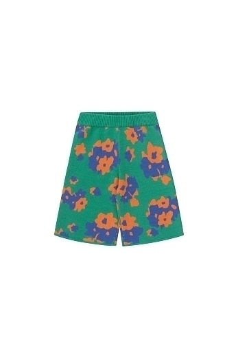 Штаны Green Flowers Print от бренда Tinycottons