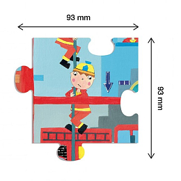 Пазлы «Пожарная станция» от бренда Apli Kids