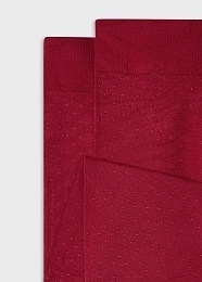 Колготки бордового цвета в крапинку от бренда Abel and Lula