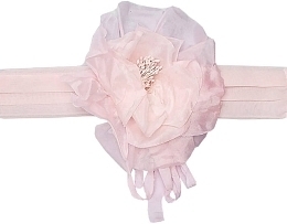 Пояс нежно-розовый с цветком от бренда Aletta