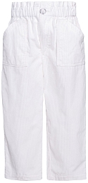 Вельветовые штаны белого цвета от бренда Paade mode
