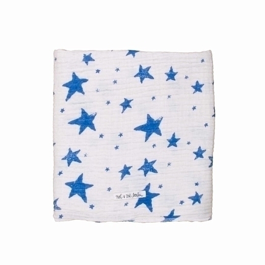 Пеленка с голубыми звездами от бренда Noe&Zoe