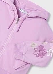 Толстовка и штаны лилового цвета от бренда Mayoral