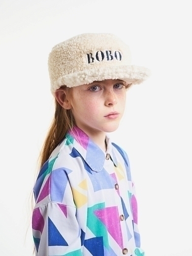 Утепленная кепка Bobo sheepskin от бренда Bobo Choses