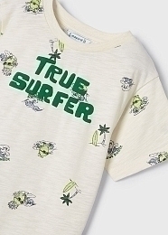 Футболка True Surfer от бренда Mayoral Молочный