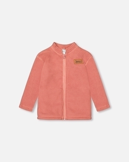 Куртка,штаны и флисовая кофта оранжевого цвета от бренда Deux par deux