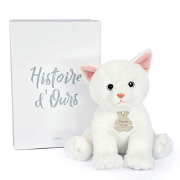 Кошечка белая в подарочной коробке от бренда Histoire d'Ours