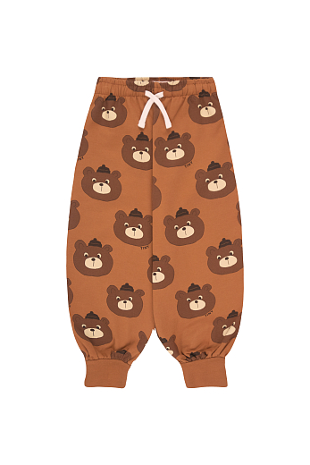 Джоггеры Brown Bears от бренда Tinycottons