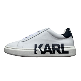 Кеды белые с надписями от бренда Karl Lagerfeld Kids