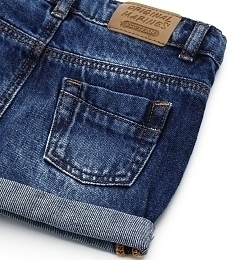 Шорты джинсовые короткие с отворотами от бренда Original Marines