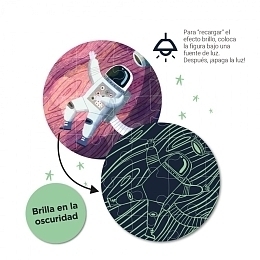 Люминесцентный пазл «Космос» 104 детали от бренда Apli Kids