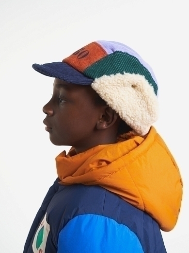 Утепленная кепка Bobo Color Block от бренда Bobo Choses