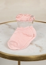 Носки розовые с капроновой вставкой от бренда Abel and Lula