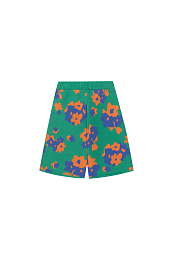 Штаны Green Flowers Print от бренда Tinycottons