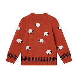 Кардиган Sheep Pattern от бренда Stella McCartney kids